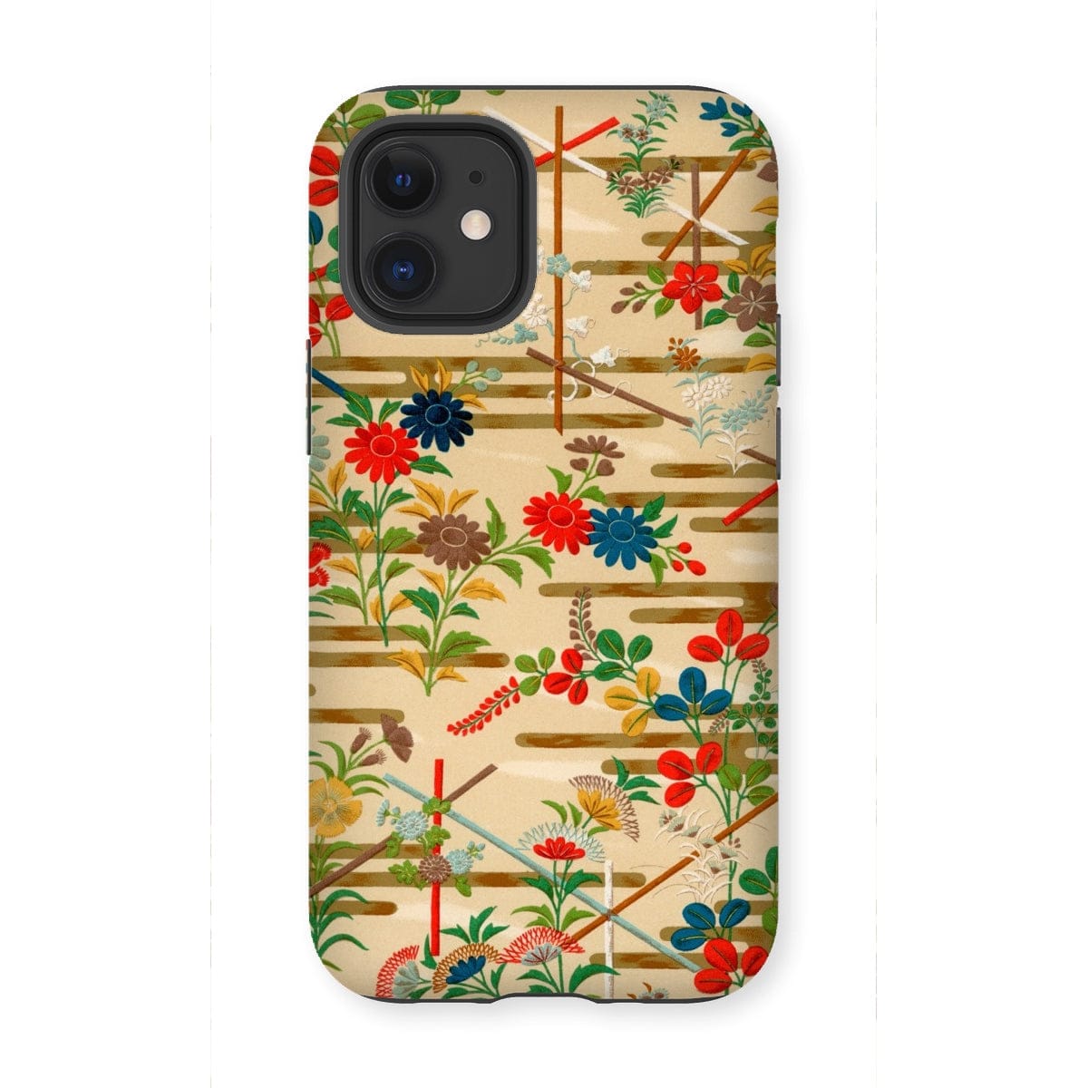 Casezest Mobile Phone Case for iPhone 12 Mini / Gloss Audsley Japanese Paper Design