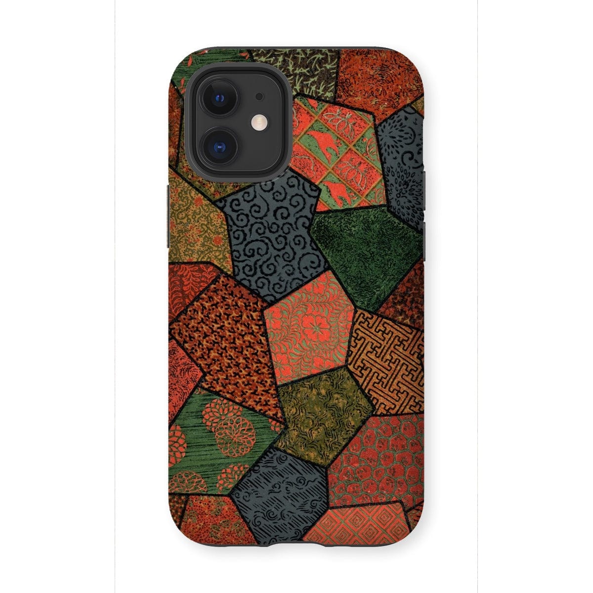 Casezest Mobile Phone Case for iPhone 12 Mini / Gloss Audsley Polygonal Design