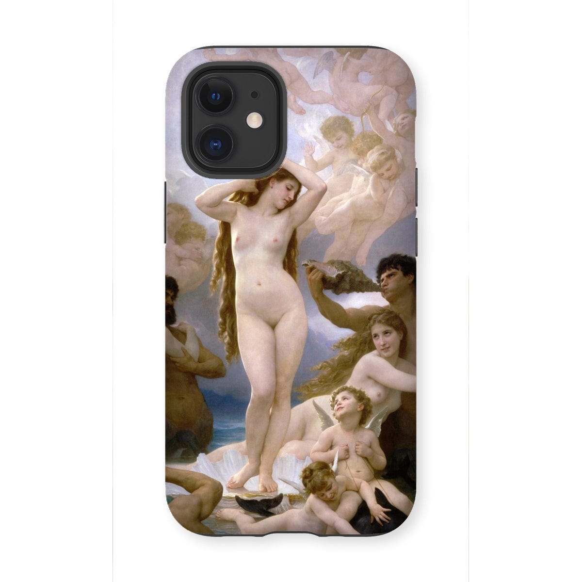 Casezest Mobile Phone Case for iPhone 12 Mini / Gloss Bouguereau Birth of Venus Design