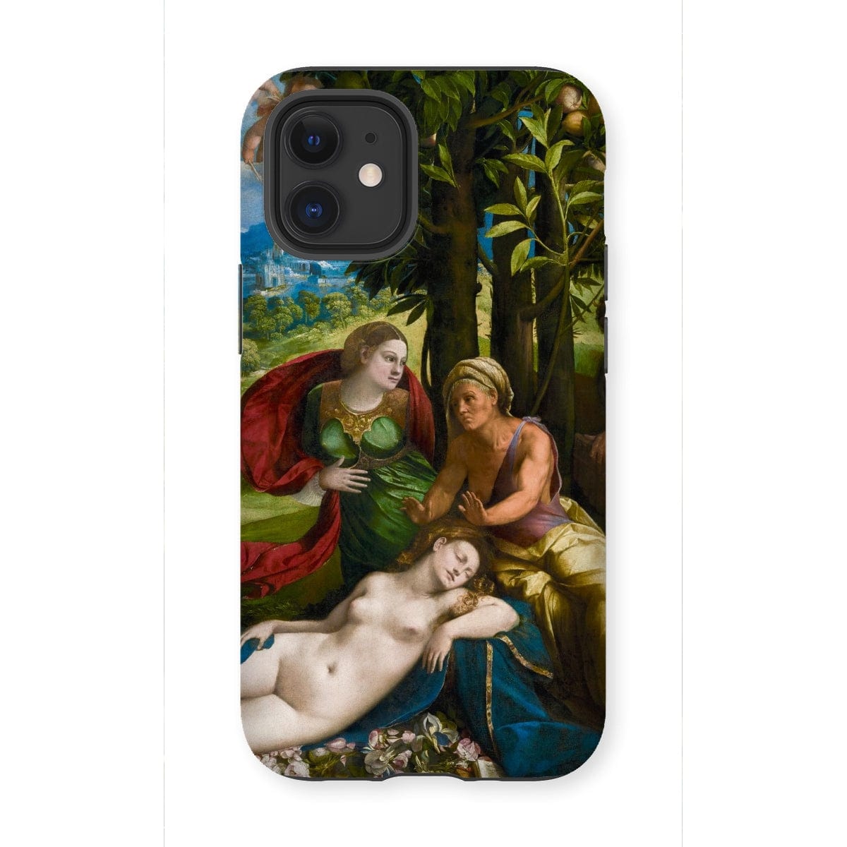 Casezest Mobile Phone Case for iPhone 12 Mini / Gloss Dossi Mythological Design