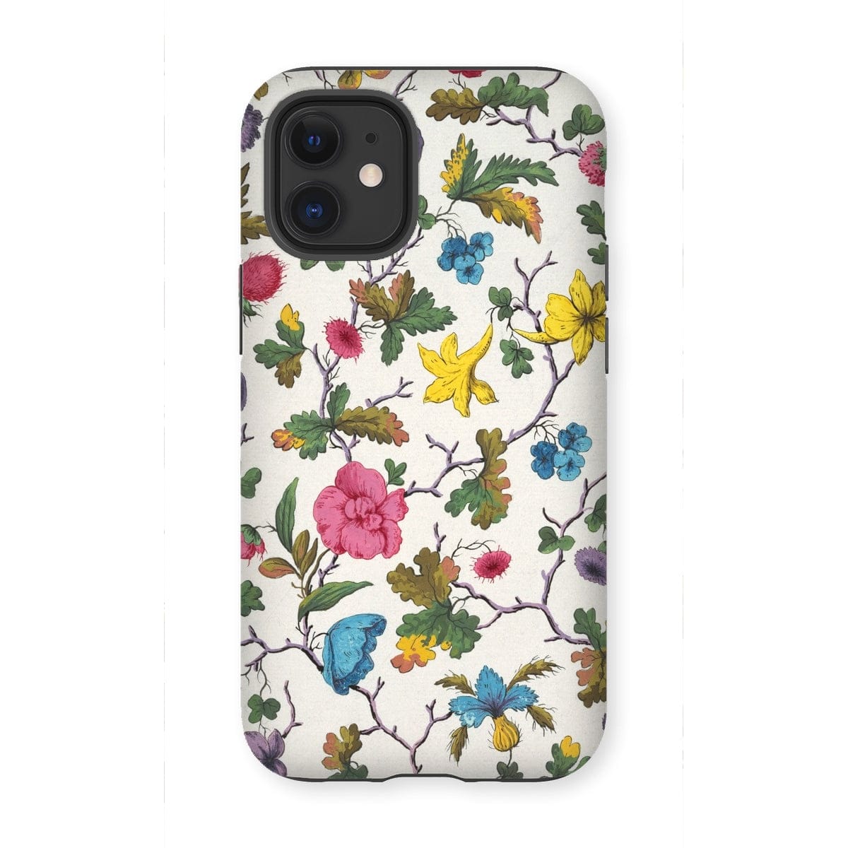 Casezest Mobile Phone Case for iPhone 12 Mini / Gloss DuBois Floral Design