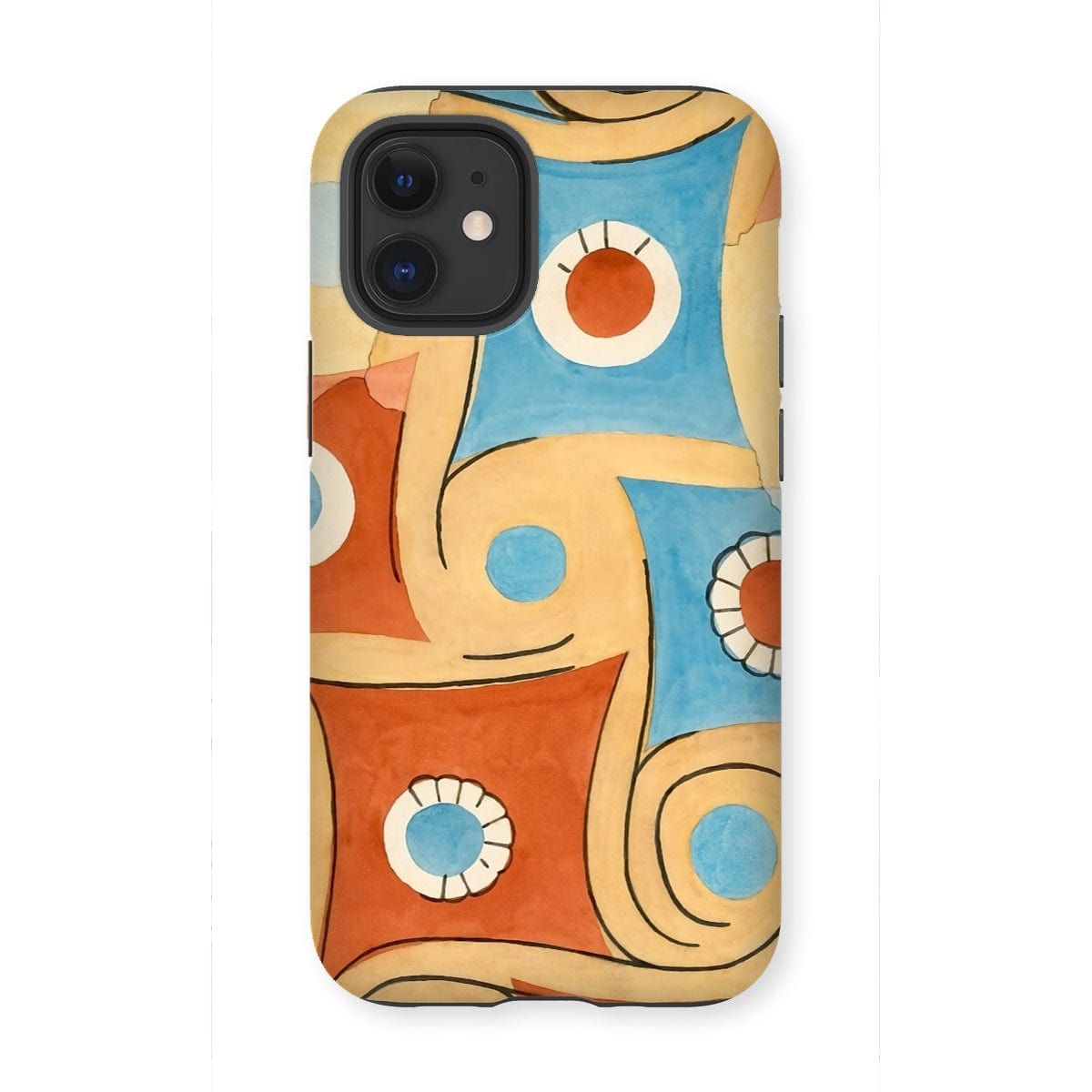 Casezest Mobile Phone Case for iPhone 12 Mini / Gloss Egyptian Ceiling Design