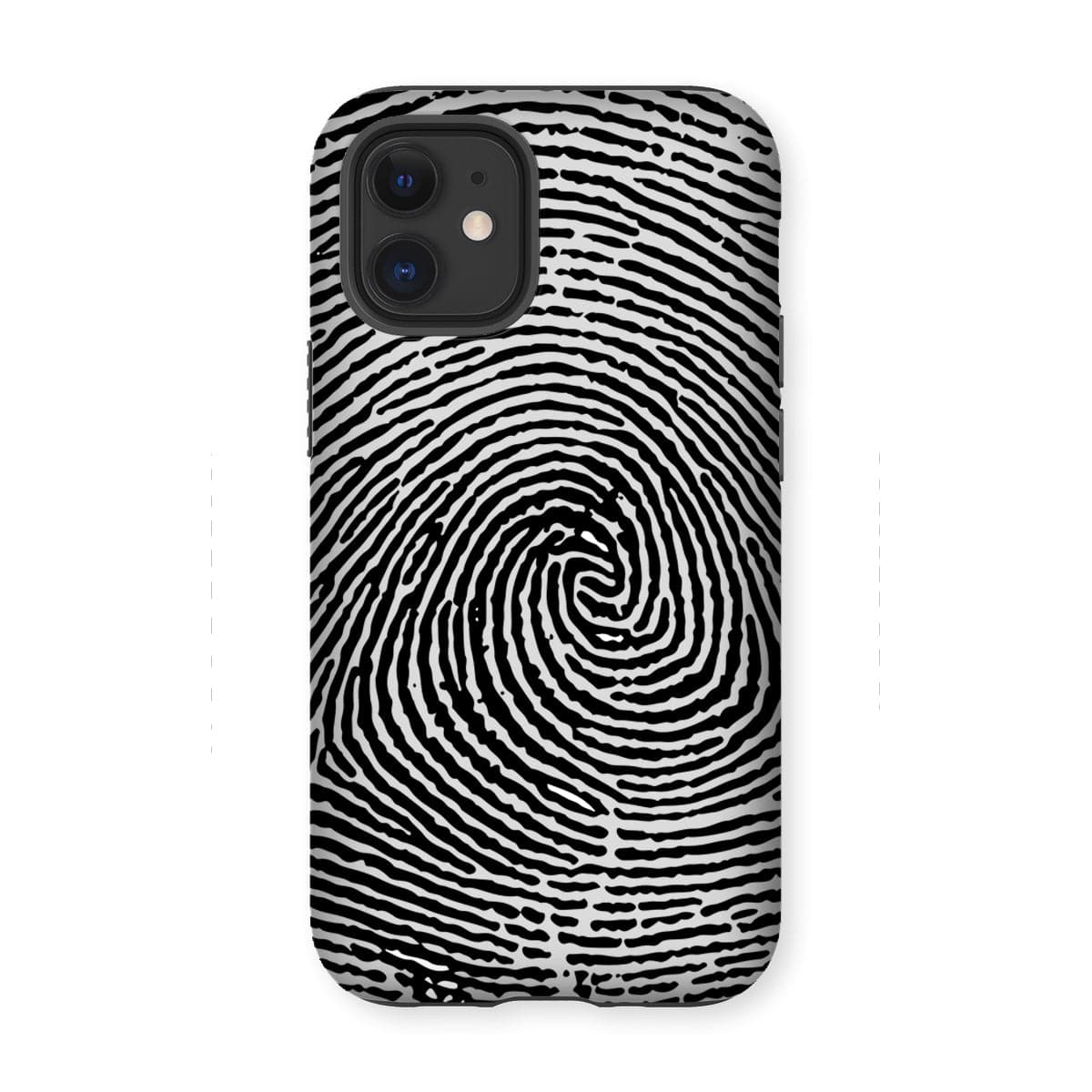 Casezest Mobile Phone Case for iPhone 12 Mini / Gloss Fingerprint Design