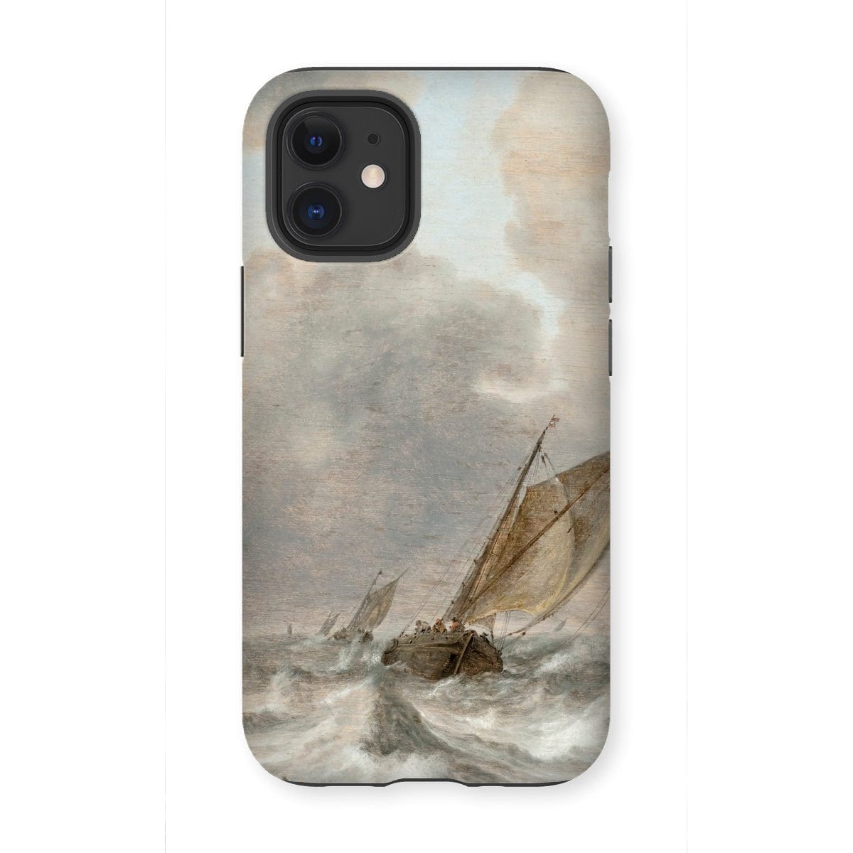 Casezest Mobile Phone Case for iPhone 12 Mini / Gloss Ghent Ships Design