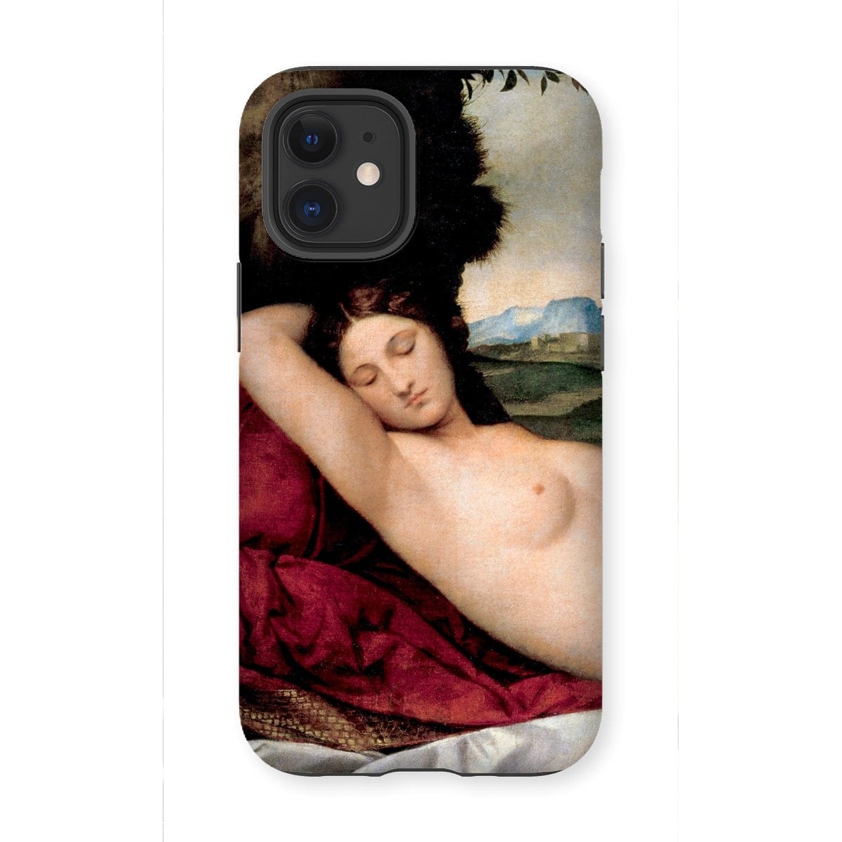 Casezest Mobile Phone Case for iPhone 12 Mini / Gloss Giorgione Sleeping Venus Design