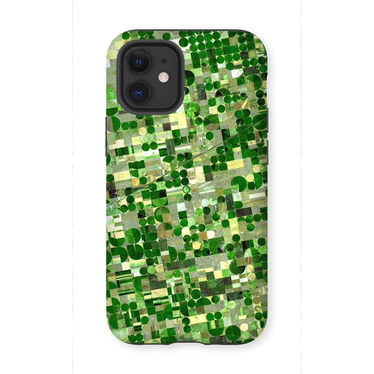 Casezest Mobile Phone Case for iPhone 12 Mini / Gloss Kansas Crop Circles Design