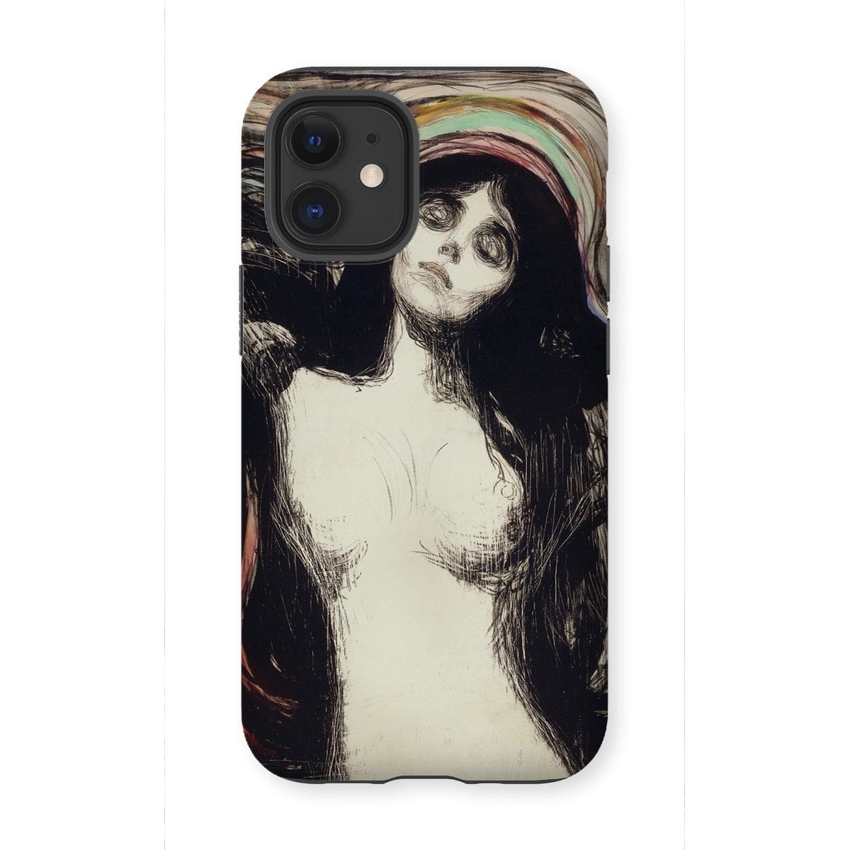 Casezest Mobile Phone Case for iPhone 12 Mini / Gloss Munch Madonna Design