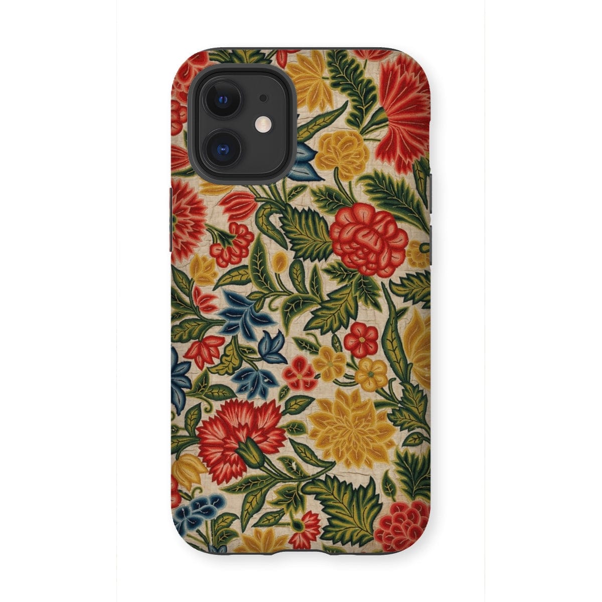 Casezest Mobile Phone Case for iPhone 12 Mini / Gloss Old Floral Panel Design