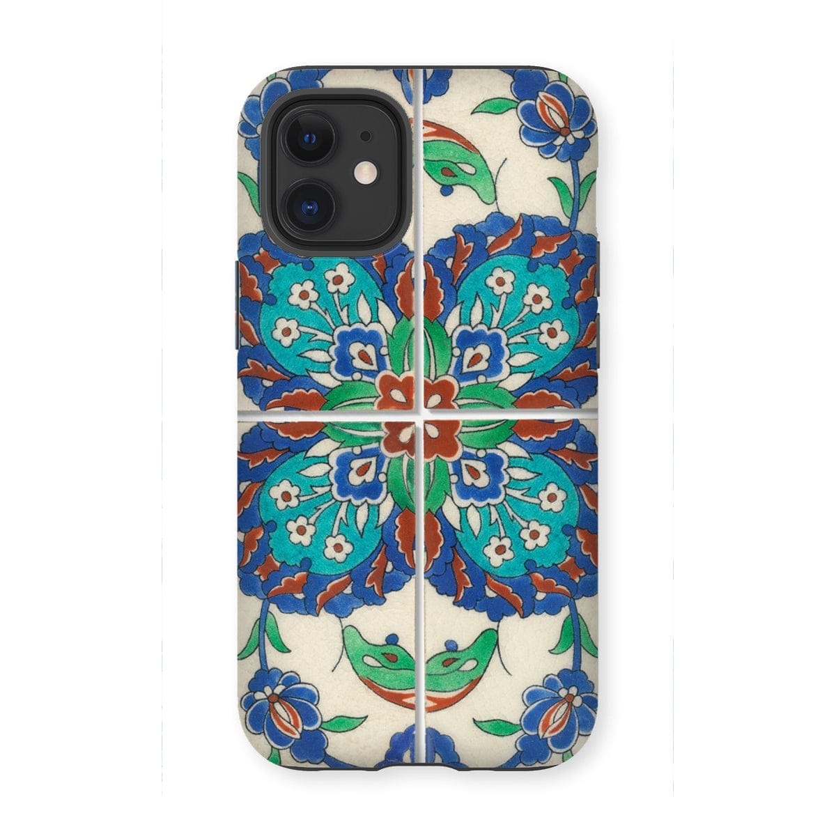 Casezest Mobile Phone Case for iPhone 12 Mini / Gloss Persian Style Tile Design