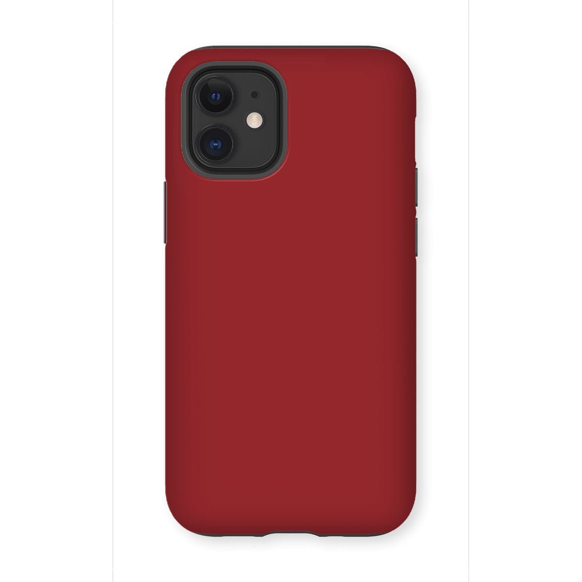 Casezest Mobile Phone Case for iPhone 12 Mini / Gloss Pure Mid Red Design