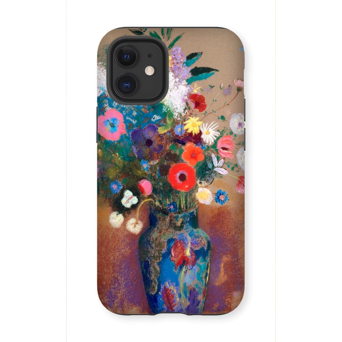 Casezest Mobile Phone Case for iPhone 12 Mini / Gloss Redon Bouquet of Flowers Design