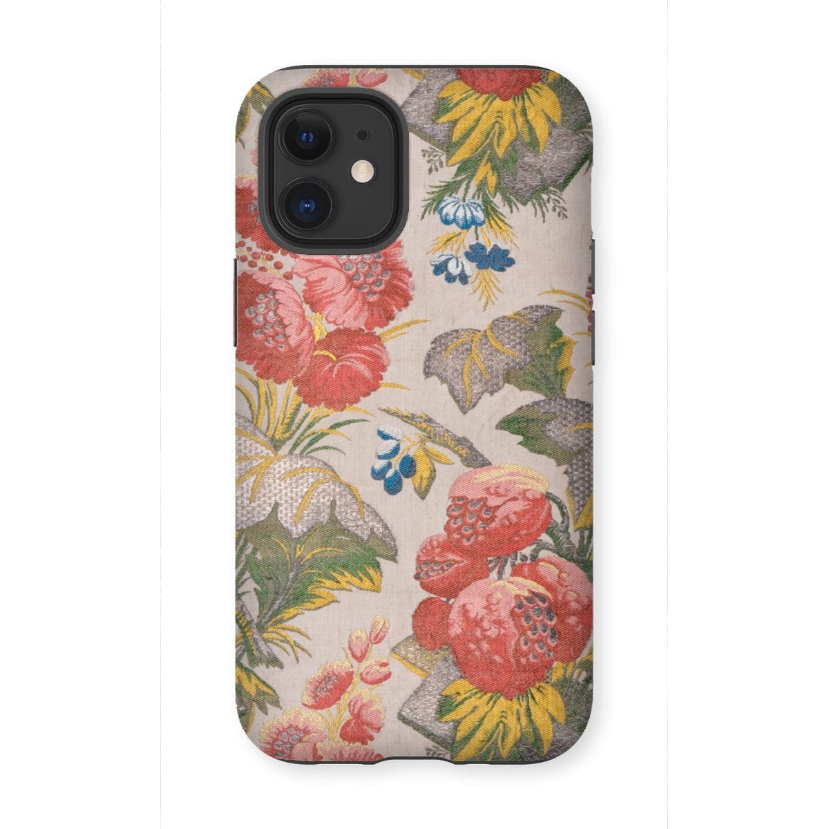 Casezest Mobile Phone Case for iPhone 12 Mini / Gloss Revel Floral Textile Design