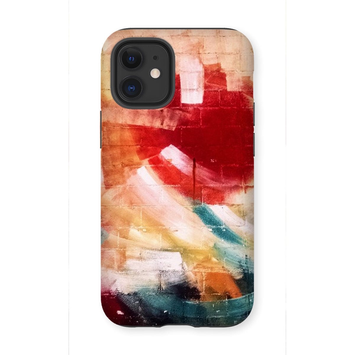 Casezest Mobile Phone Case for iPhone 12 Mini / Gloss Santa Tecla Painted Wall Design