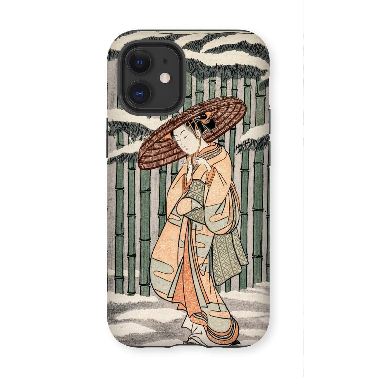 Casezest Mobile Phone Case for iPhone 12 Mini / Gloss Suzuki Bamboo Grove Design