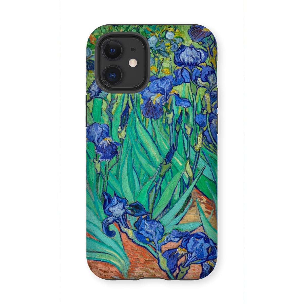 Casezest Mobile Phone Case for iPhone 12 Mini / Gloss Van Gogh Irises Design