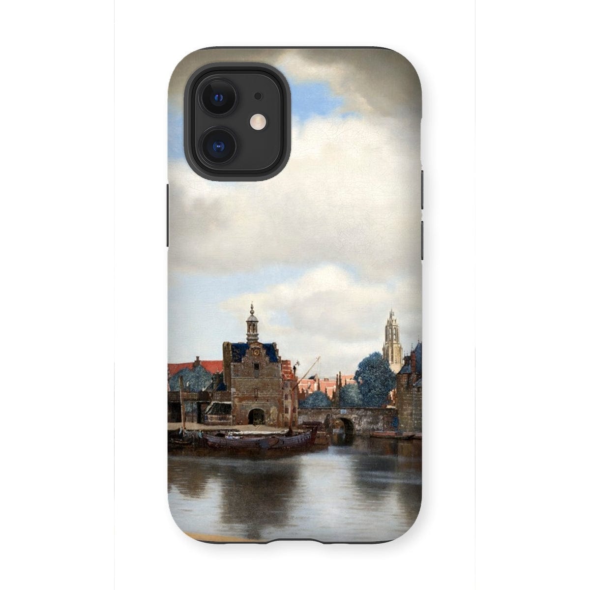 Casezest Mobile Phone Case for iPhone 12 Mini / Gloss Vermeer View of Delft Design