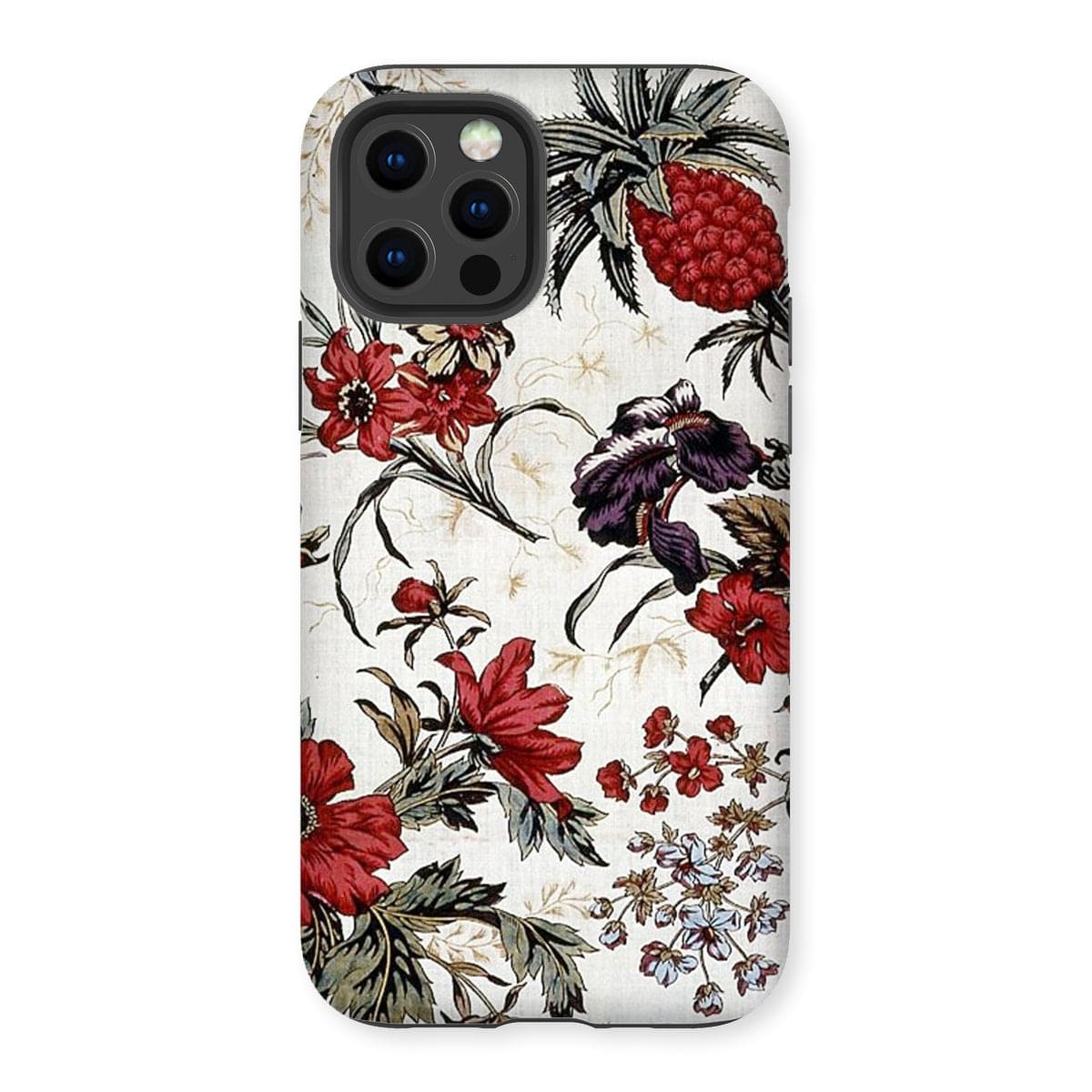 Casezest Mobile Phone Case for iPhone 12 Pro / Gloss Antique Floral Design