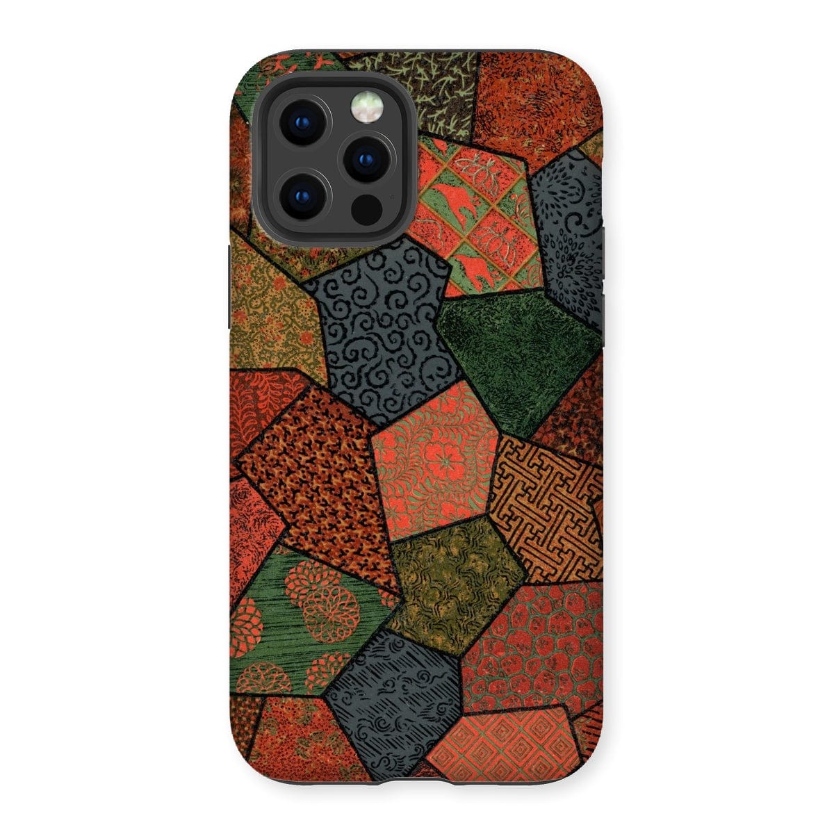 Casezest Mobile Phone Case for iPhone 12 Pro / Gloss Audsley Polygonal Design