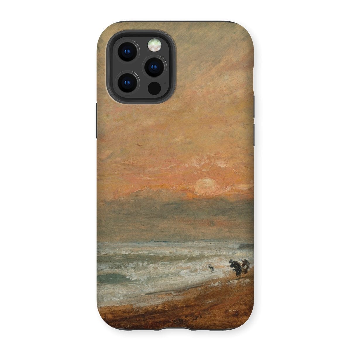 Casezest Mobile Phone Case for iPhone 12 Pro / Gloss Constable Hove Beach Design