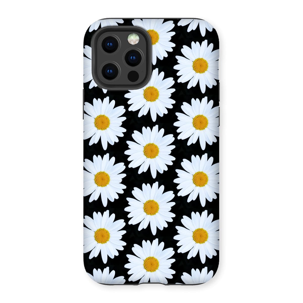 Casezest Mobile Phone Case for iPhone 12 Pro / Gloss Daisy Grid Design