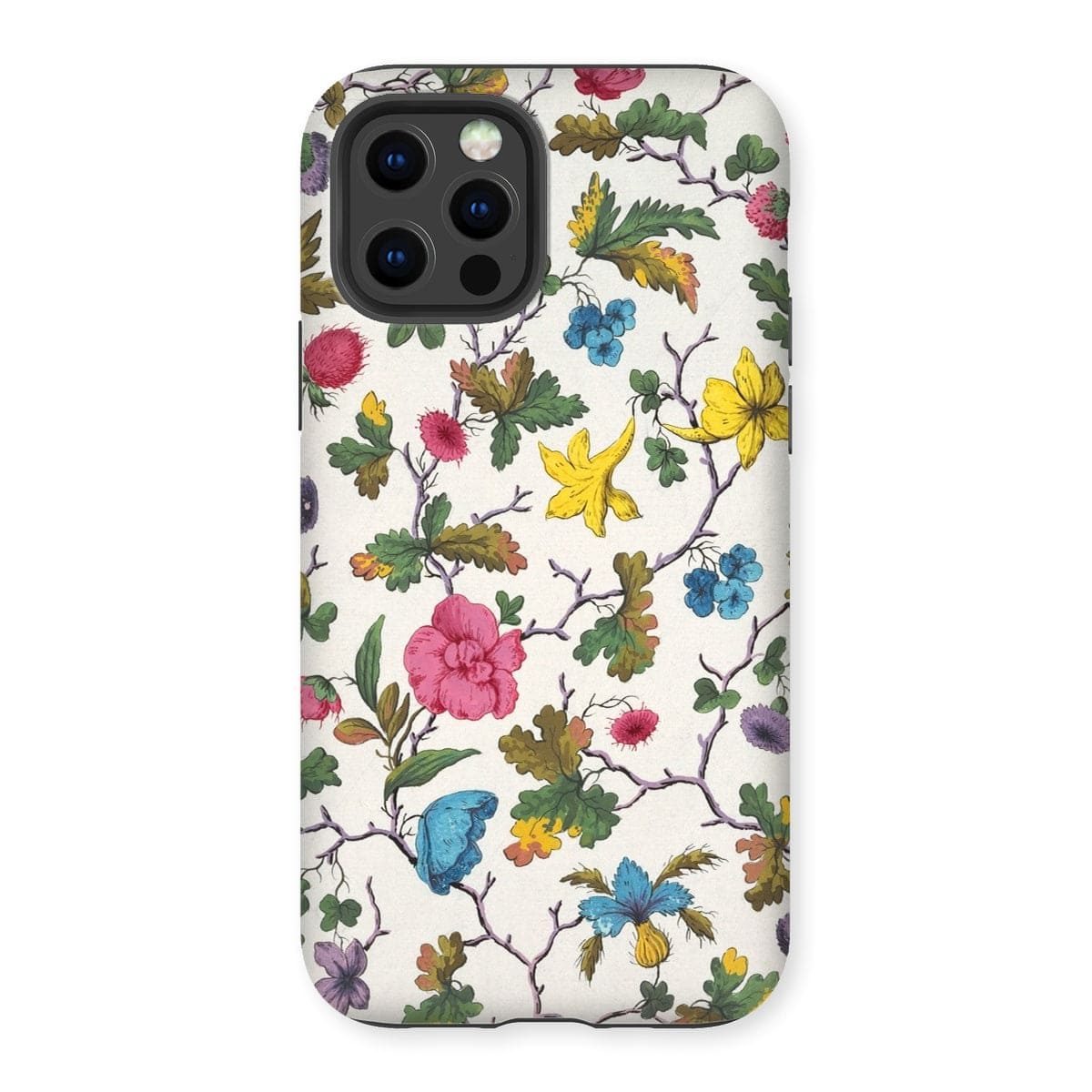 Casezest Mobile Phone Case for iPhone 12 Pro / Gloss DuBois Floral Design