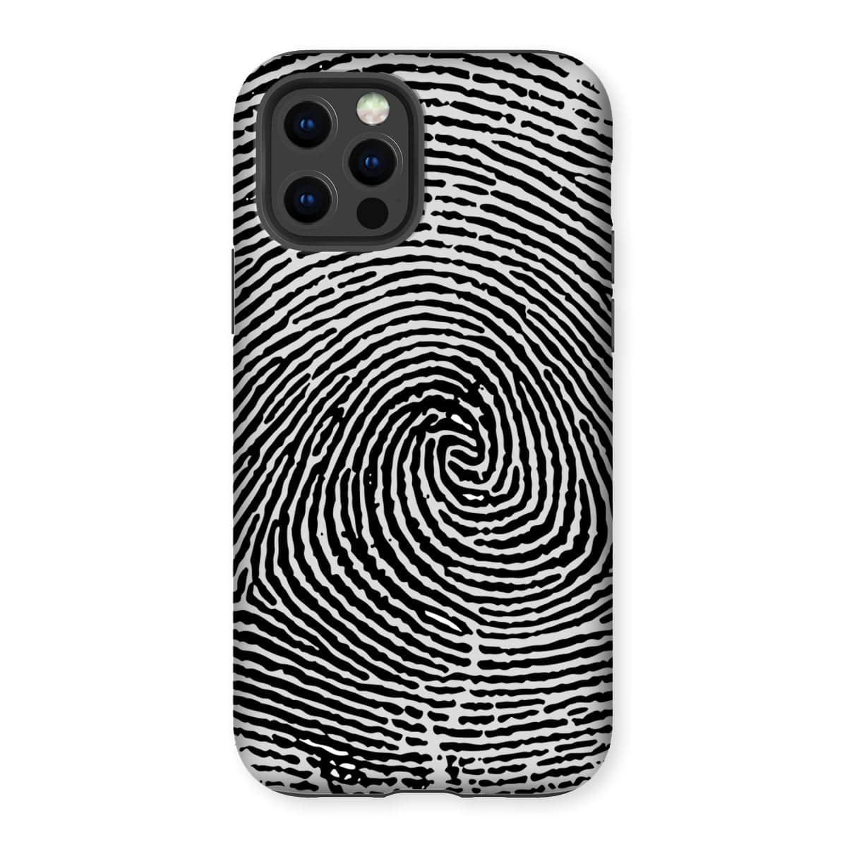 Casezest Mobile Phone Case for iPhone 12 Pro / Gloss Fingerprint Design