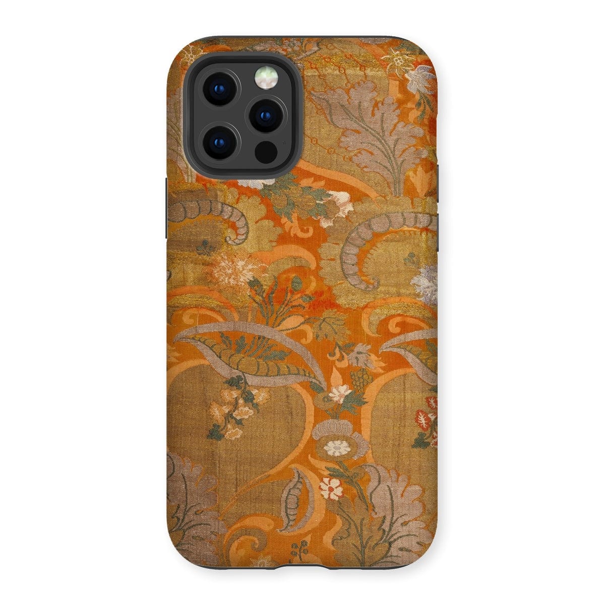 Casezest Mobile Phone Case for iPhone 12 Pro / Gloss Golden Silk Design