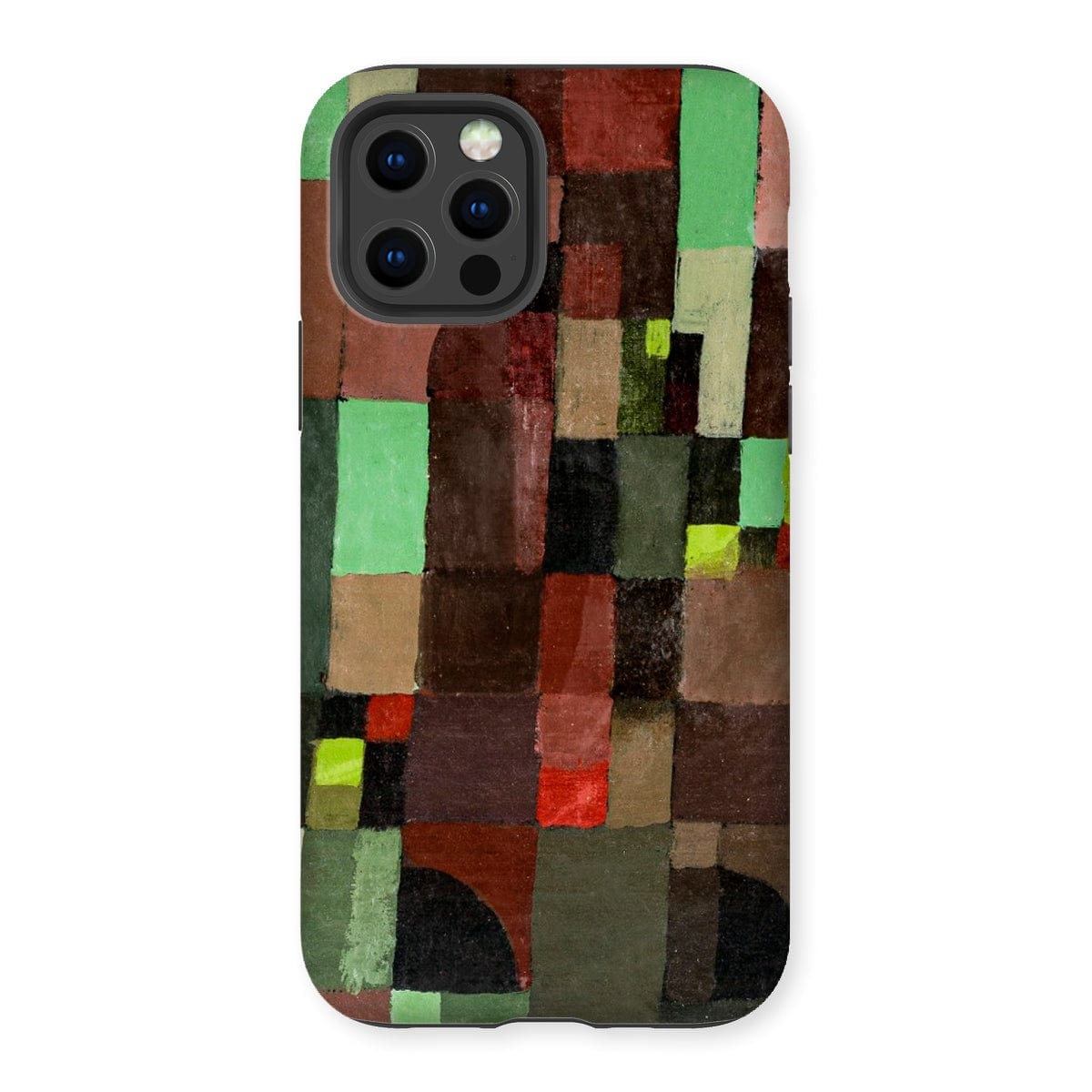 Casezest Mobile Phone Case for iPhone 12 Pro / Gloss Klee Red and Green Design