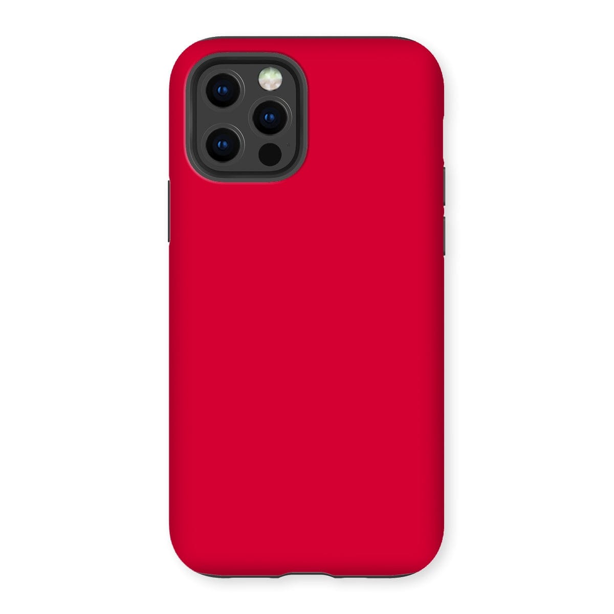 Casezest Mobile Phone Case for iPhone 12 Pro / Gloss Pure Bright Red Design