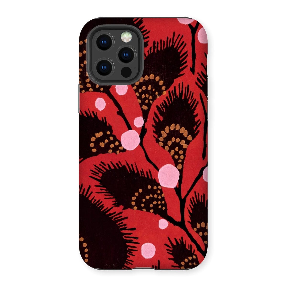 Casezest Mobile Phone Case for iPhone 12 Pro / Gloss Séguy Art Deco Flower Design