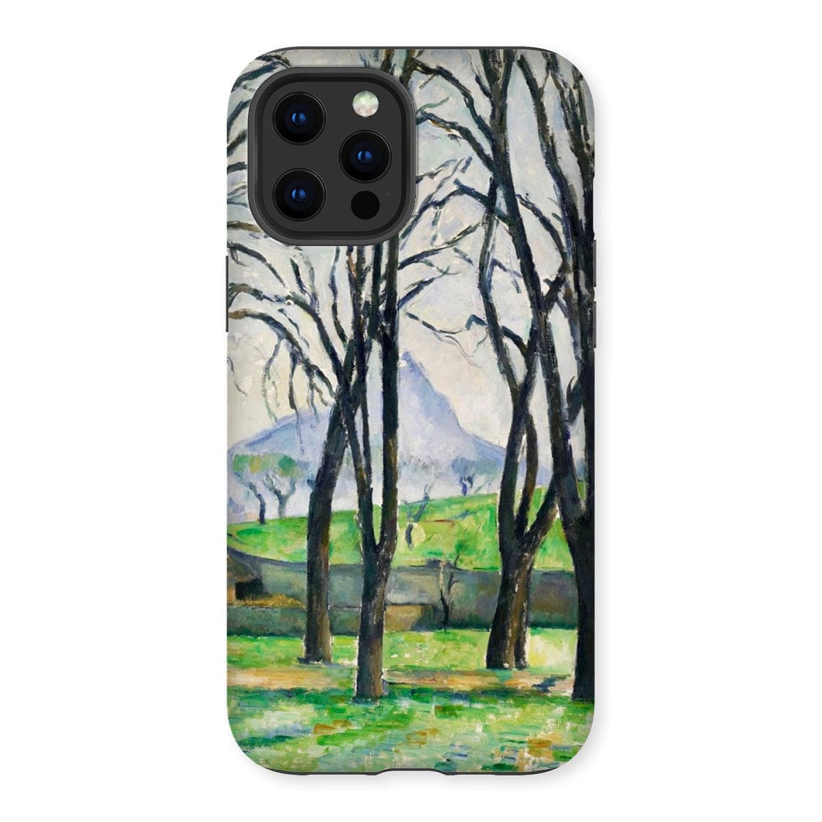 Casezest Mobile Phone Case for iPhone 12 Pro Max / Gloss Cézanne Chestnut Trees Design