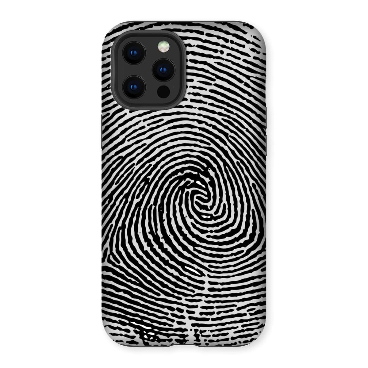 Casezest Mobile Phone Case for iPhone 12 Pro Max / Gloss Fingerprint Design