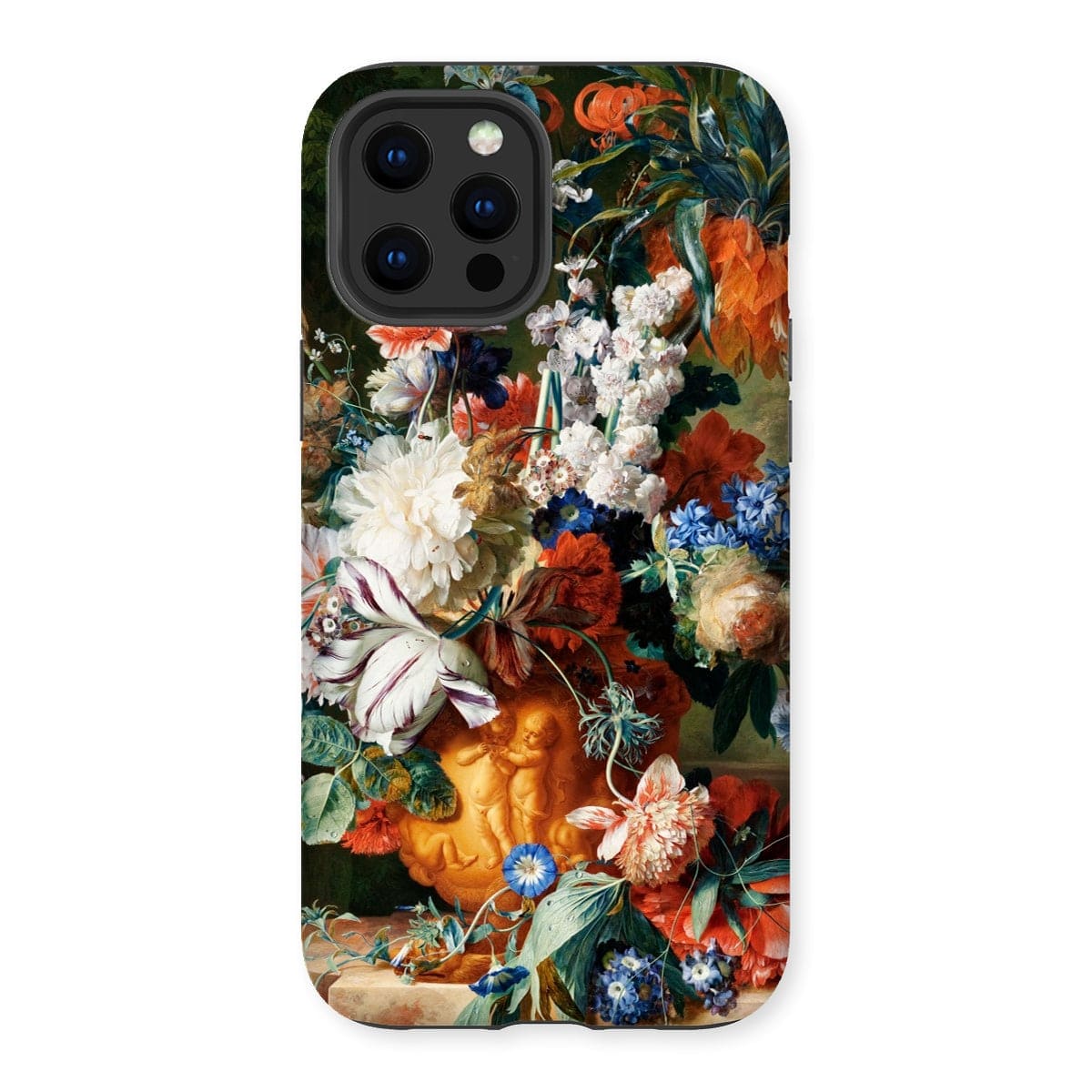 Casezest Mobile Phone Case for iPhone 12 Pro Max / Gloss Huysum Bouquet Design