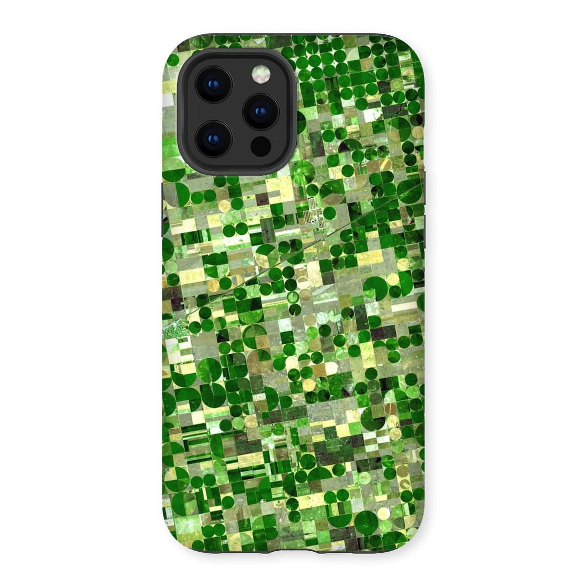 Casezest Mobile Phone Case for iPhone 12 Pro Max / Gloss Kansas Crop Circles Design