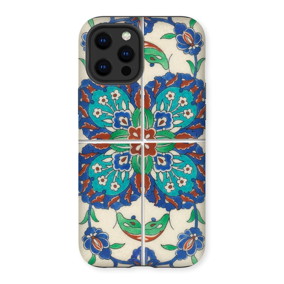 Casezest Mobile Phone Case for iPhone 12 Pro Max / Gloss Persian Style Tile Design