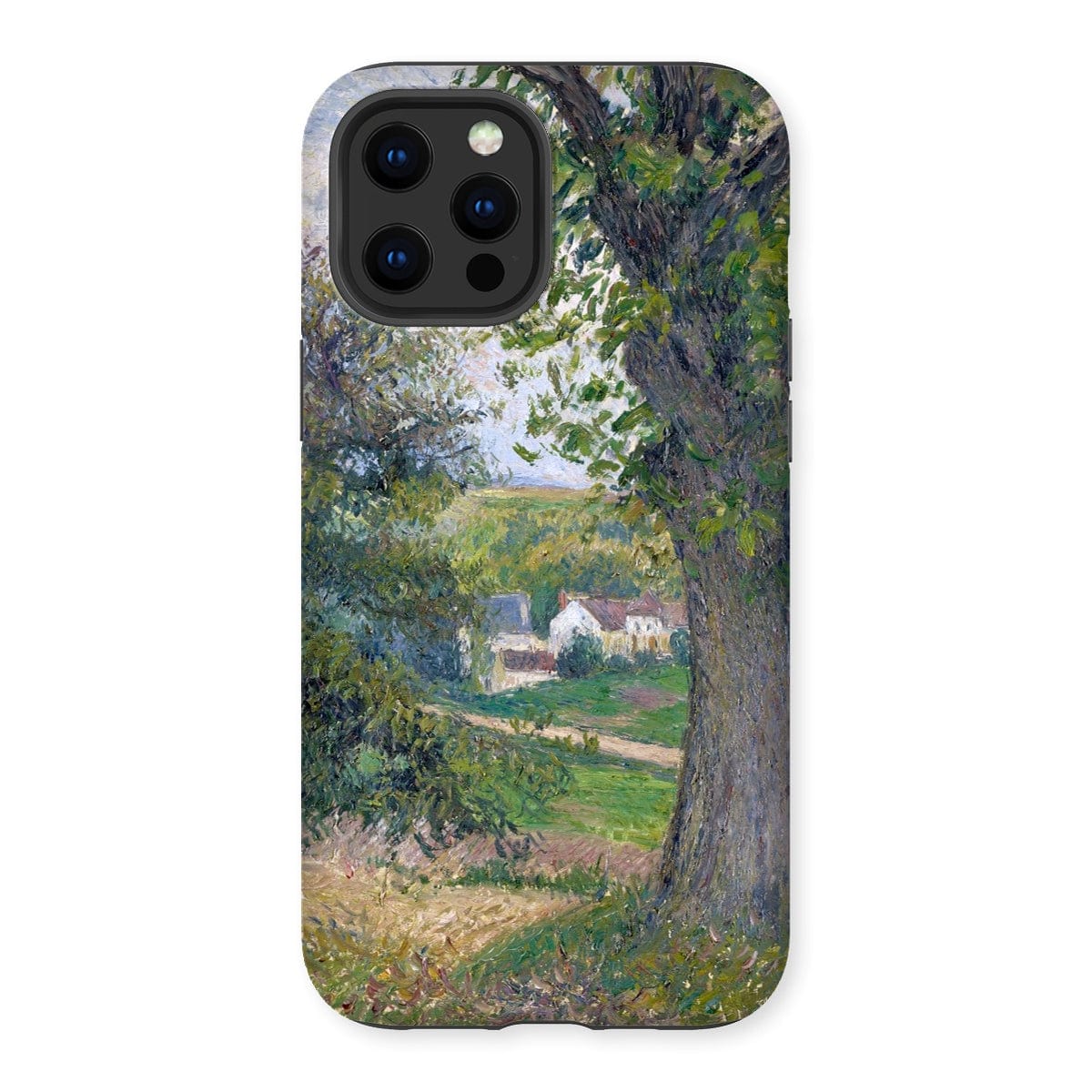 Casezest Mobile Phone Case for iPhone 12 Pro Max / Gloss Pissarro Chestnut Trees Design