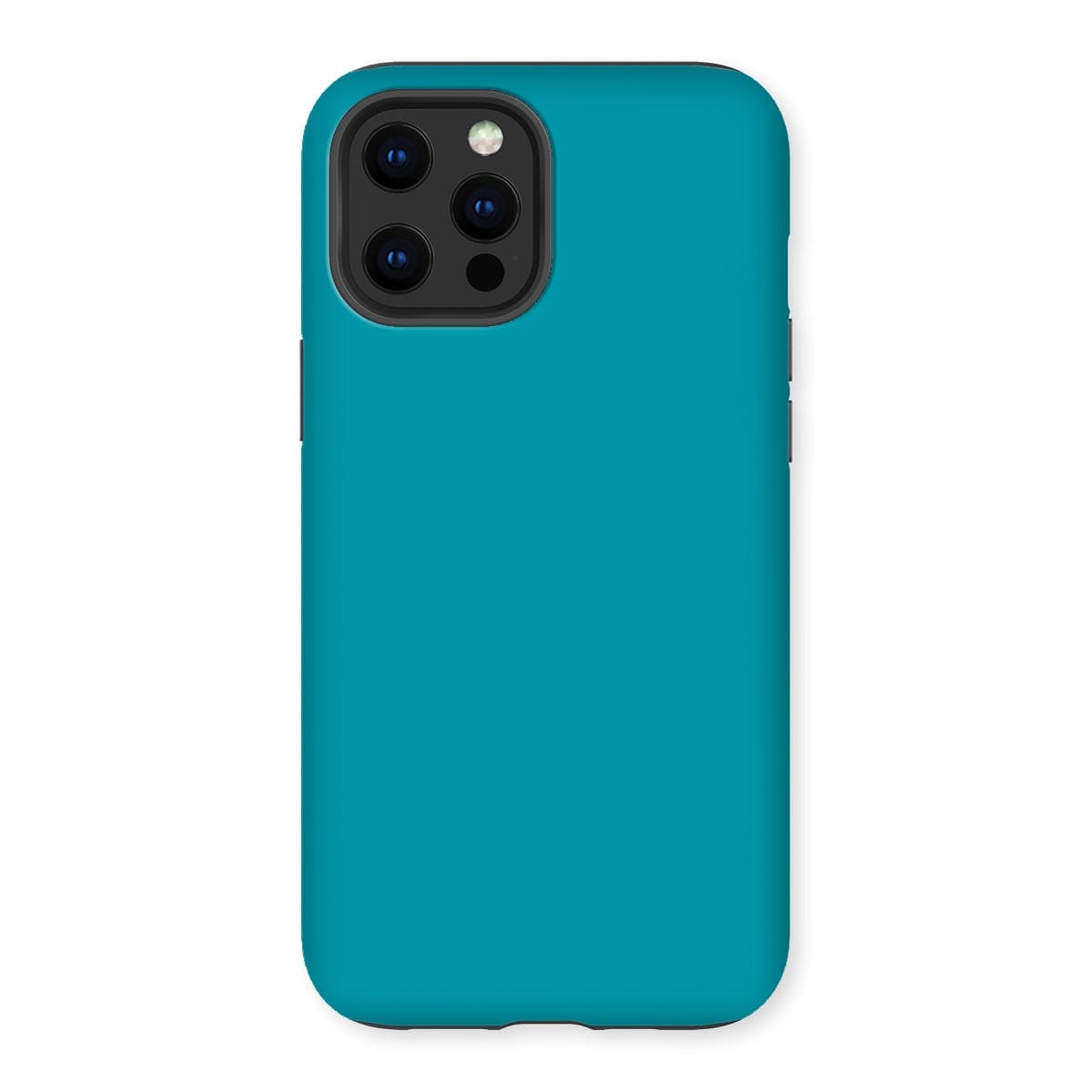 Casezest Mobile Phone Case for iPhone 12 Pro Max / Gloss Pure Bright Blue Design