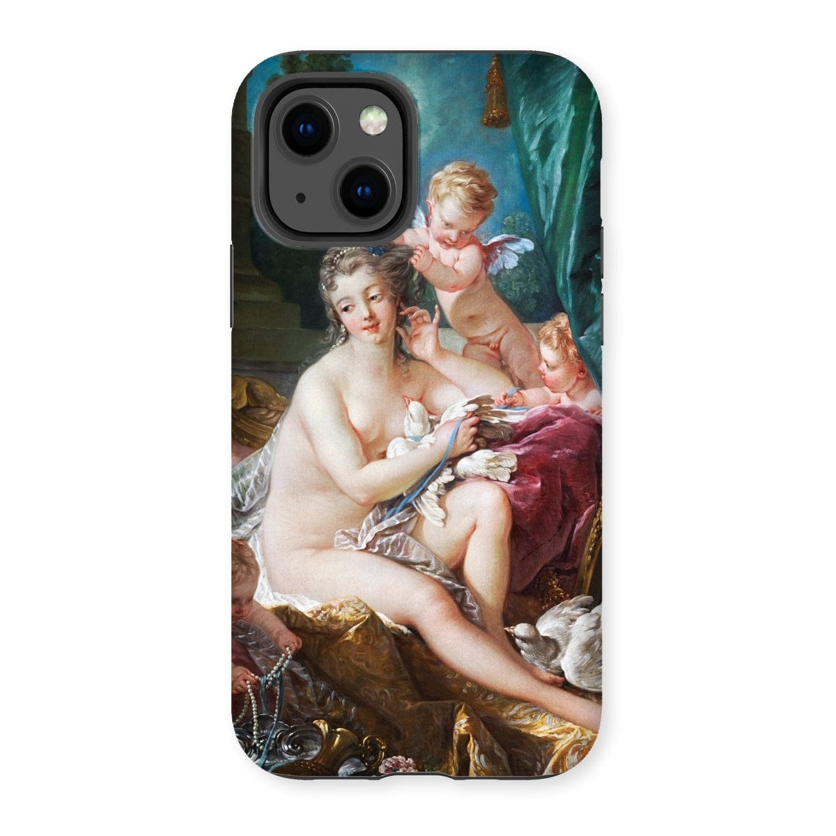 Casezest Mobile Phone Case for iPhone 13 / Gloss Boucher Toilette of Venus Design