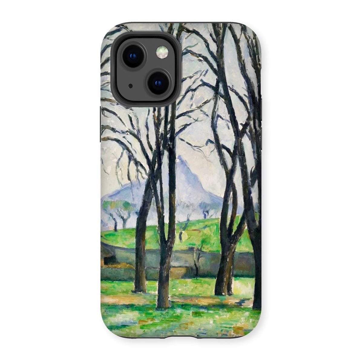 Casezest Mobile Phone Case for iPhone 13 / Gloss Cézanne Chestnut Trees Design