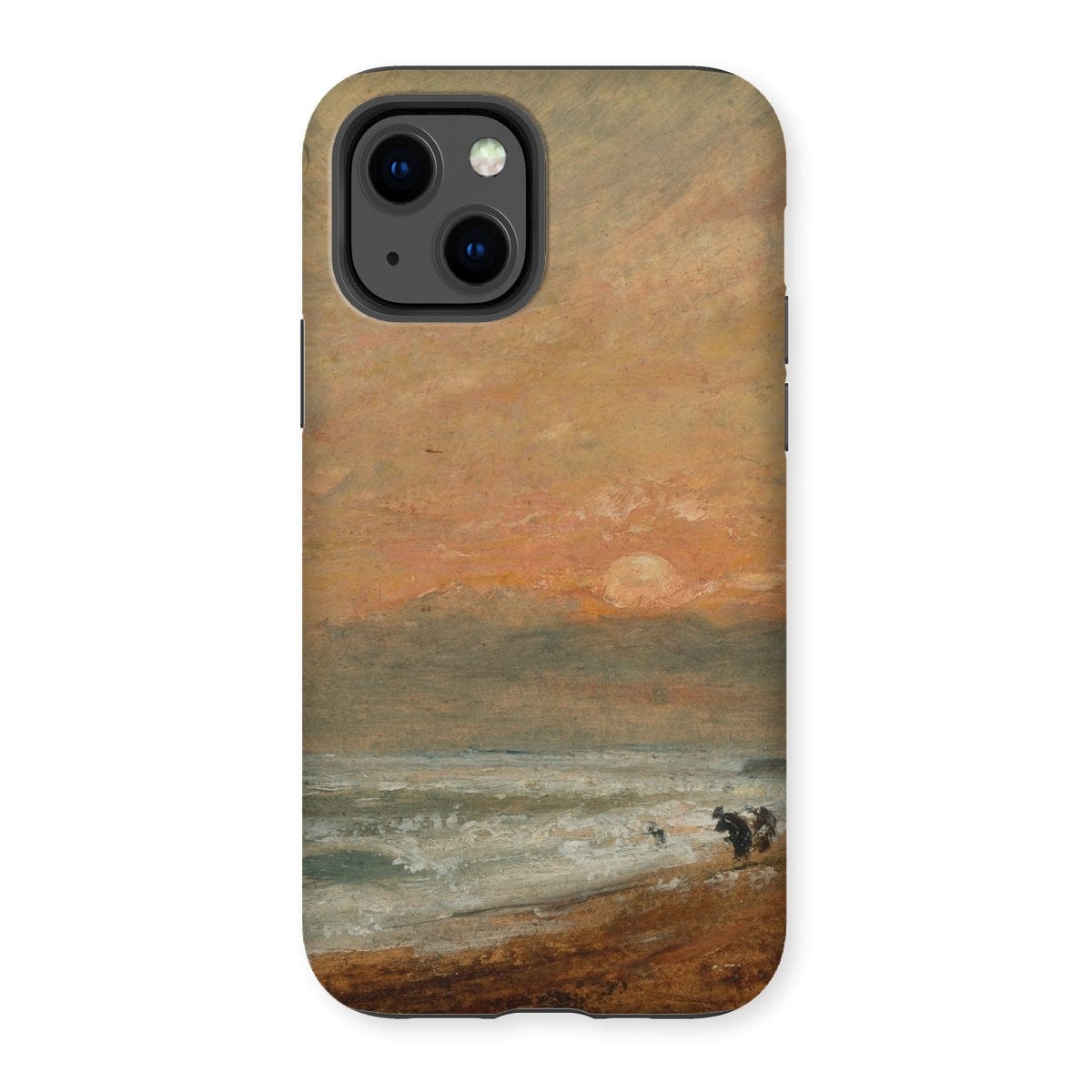 Casezest Mobile Phone Case for iPhone 13 / Gloss Constable Hove Beach Design