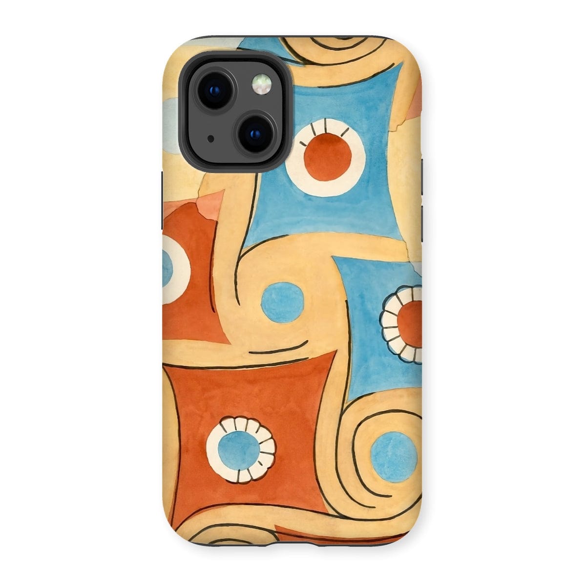 Casezest Mobile Phone Case for iPhone 13 / Gloss Egyptian Ceiling Design