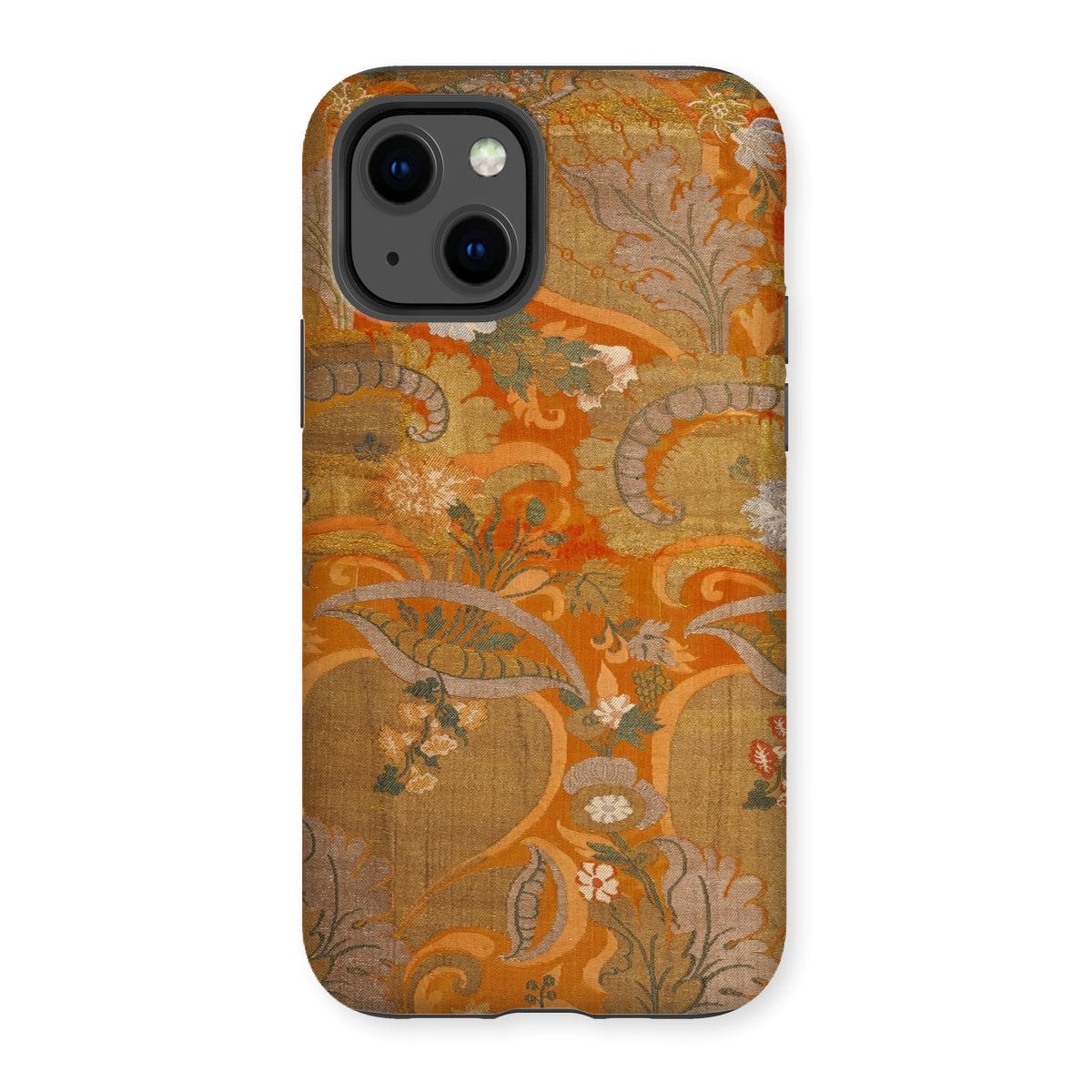 Casezest Mobile Phone Case for iPhone 13 / Gloss Golden Silk Design