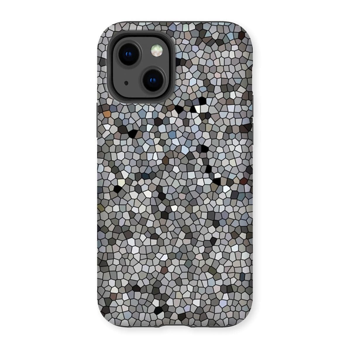 Casezest Mobile Phone Case for iPhone 13 / Gloss Mosaic Texture Design