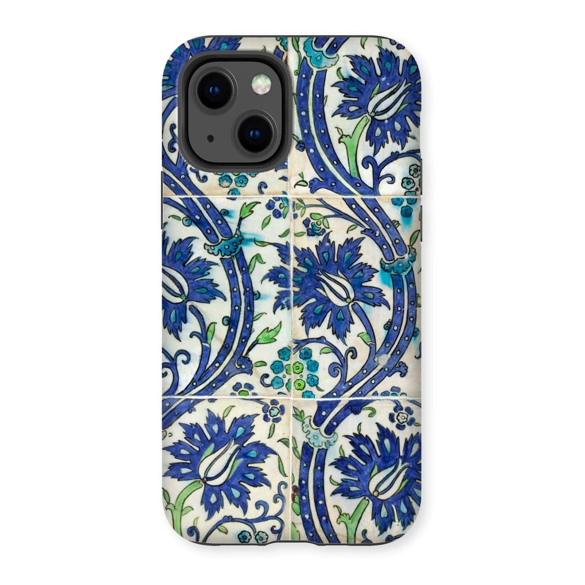 Casezest Mobile Phone Case for iPhone 13 / Gloss Old Vine Tile Design