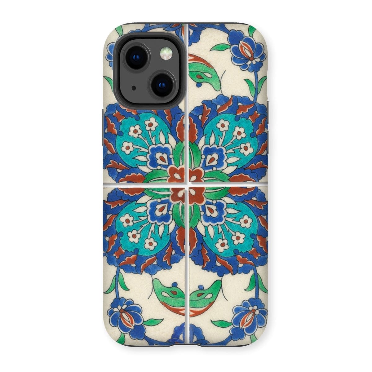 Casezest Mobile Phone Case for iPhone 13 / Gloss Persian Style Tile Design