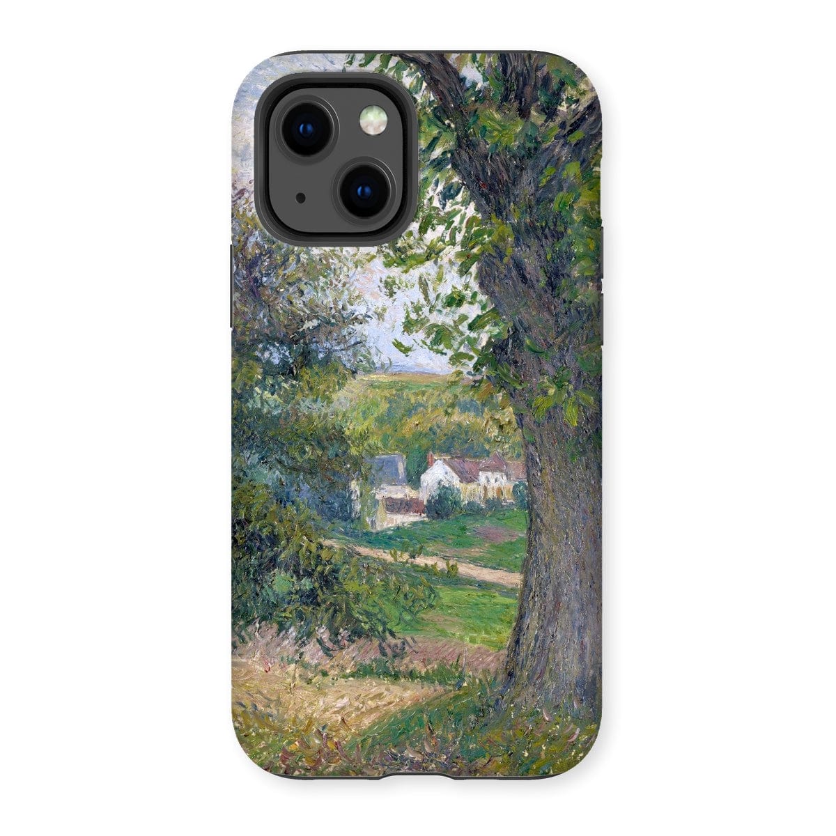 Casezest Mobile Phone Case for iPhone 13 / Gloss Pissarro Chestnut Trees Design