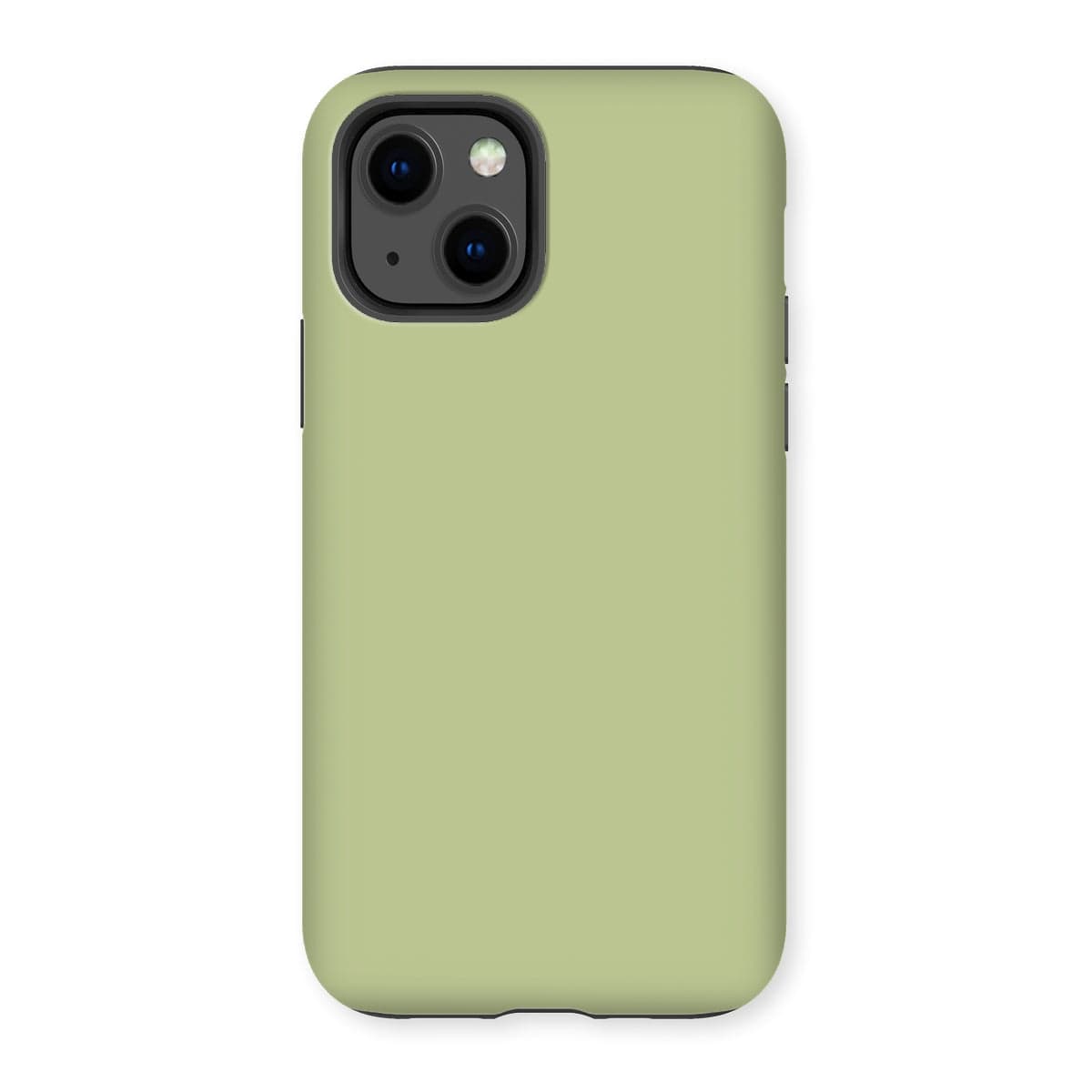 Casezest Mobile Phone Case for iPhone 13 / Gloss Pure Light Green Design