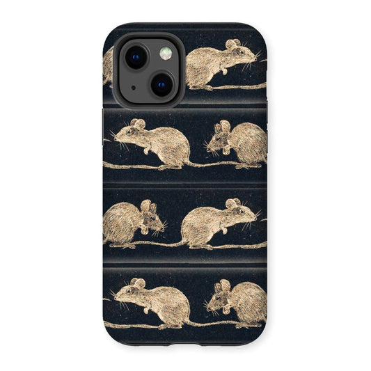 Casezest Mobile Phone Case for iPhone 13 / Gloss Rat Walk Design