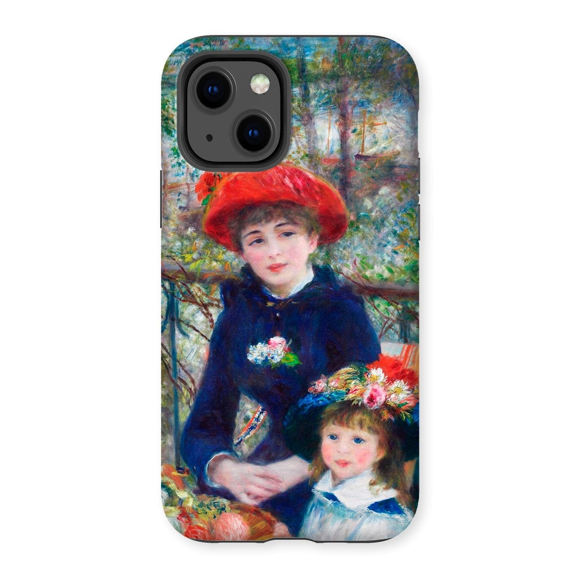 Casezest Mobile Phone Case for iPhone 13 / Gloss Renoir Two Sisters Design