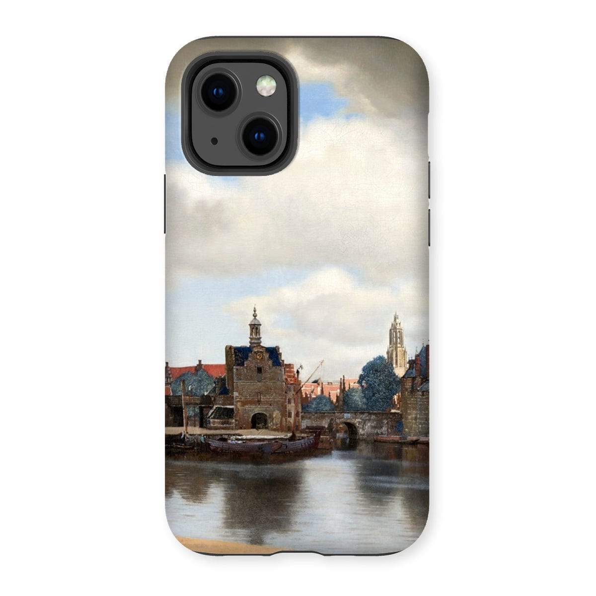 Casezest Mobile Phone Case for iPhone 13 / Gloss Vermeer View of Delft Design